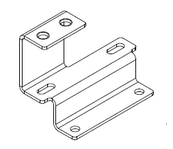 Wind Turbine Sensor Stop Pin Bracket 20-020483