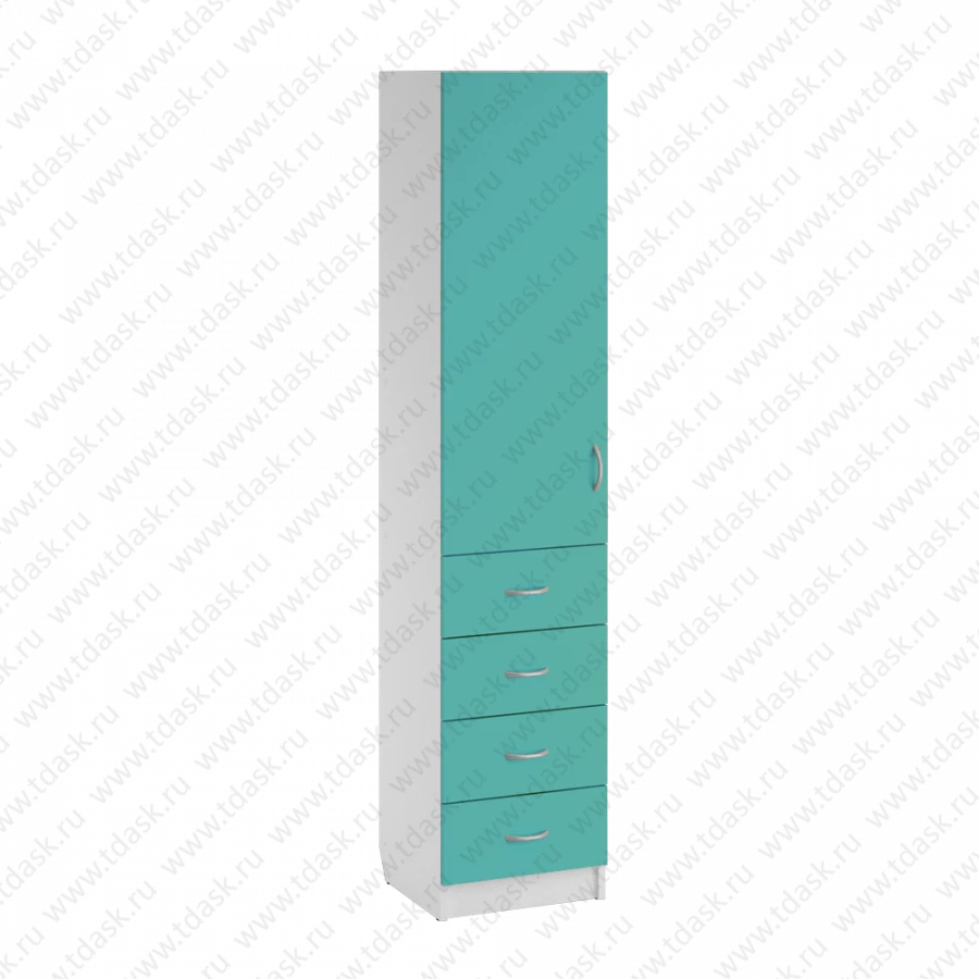 Document Cabinet with 2 Shelves and 4 Drawers SHK.14.07