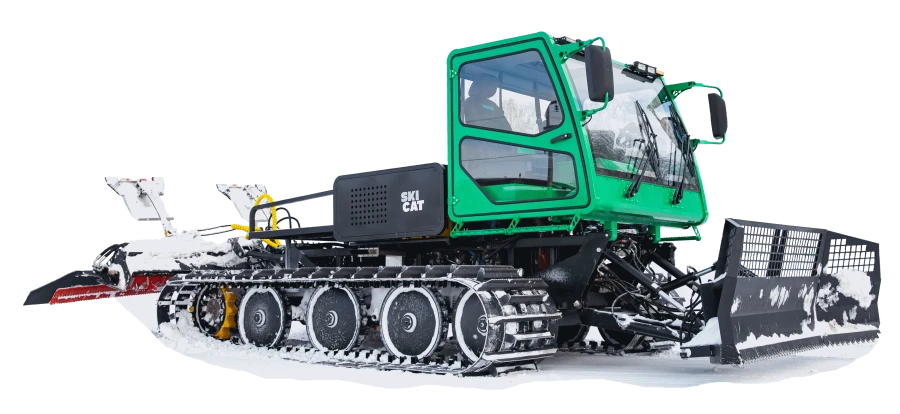آلة تجهيز الثلوج SKICAT SC240 مع ملحقات لطرقات التزلج