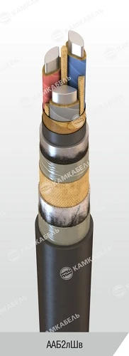 Power Cable with Aluminum Conductors and Paper Insulation, 6-10 kV