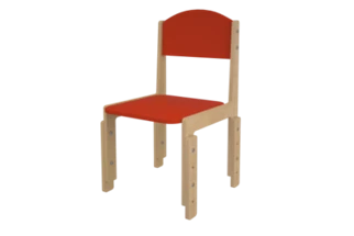 Adjustable Children's Chair MD 01.02.08 for Ages 5-7