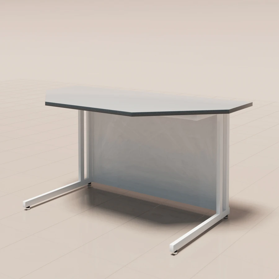 طاولة طرفية منخفضة/مرتفعة STc - تصميم شبه منحرف