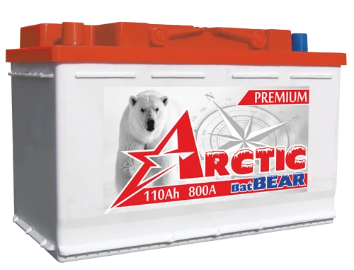 بطارية رصاصية لبدء محركات الاحتراق الداخلي 12 فولت 6ST-110 Arctic BatBEAR