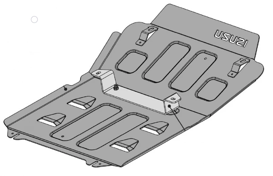 Metal Radiator/Engine Protection for Isuzu D-MAX 2021-