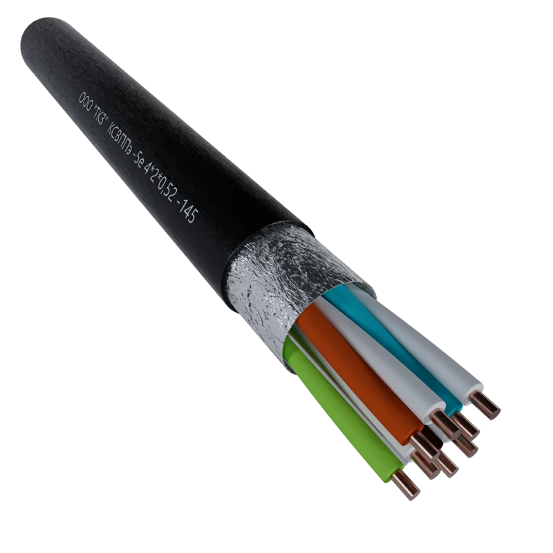 كابل مزدوج ملتوي عالي التردد F/UTP Cat 5e PE 16x2x0.48