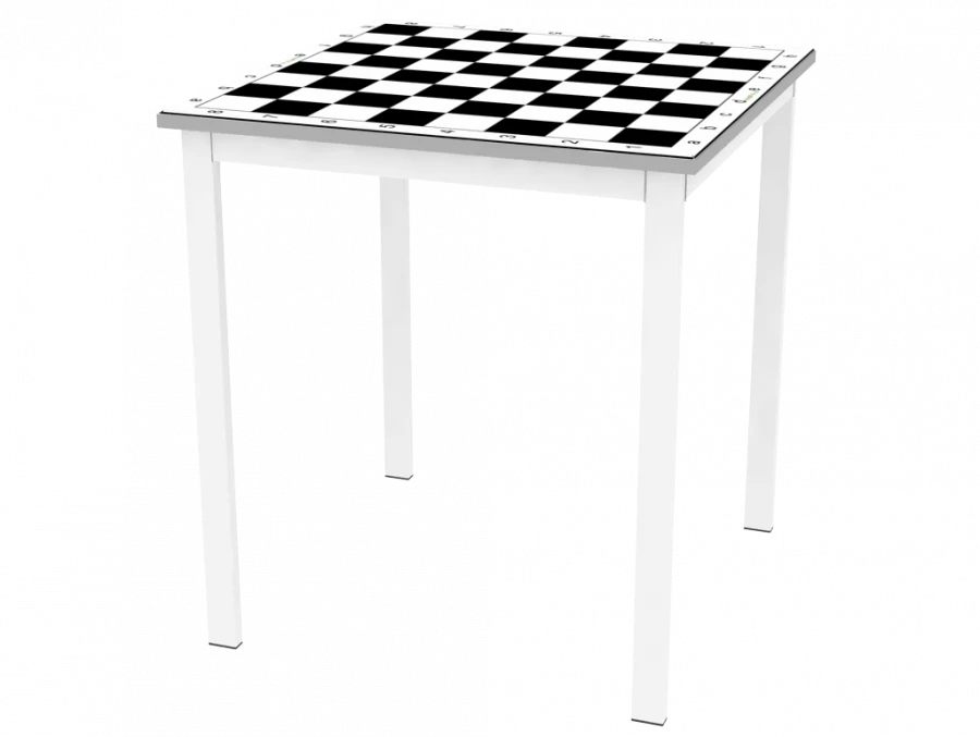 طاولة شطرنج بسطح لامينيت 650x650x700مم