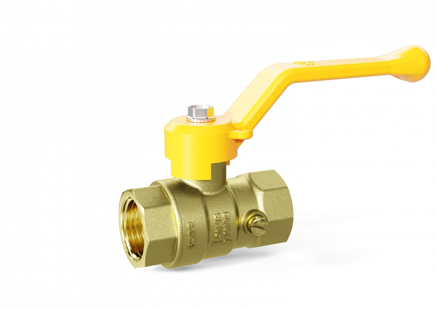 صمام كروي نحاسي LD Pride M20 GAS 44.15.V-B.V.M.R للتحكم في السوائل والغازات