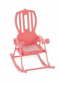 Comfortable Doll Rocking Chair for 30 cm Dolls - "Little Princess" (Soft Pink)