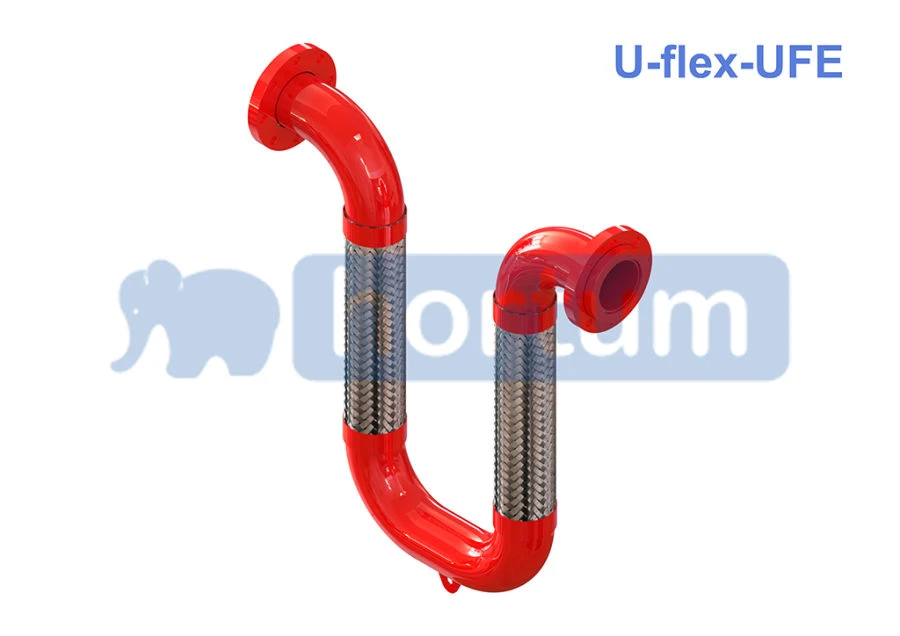 U-FLEX UFE - وصلة زلزالية مرنة مع توصيل فلاتر (فلاتر حرة) DN 25mm إلى 100mm