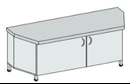 Laboratory End Table STF-7 for Research Equipment