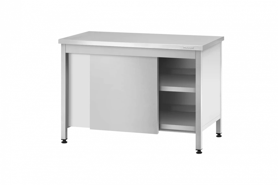 Sliding Door Table for Food Service and Exhibitions