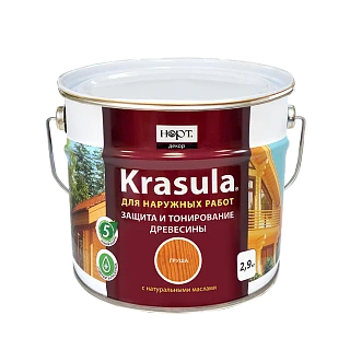 Protective Decorative Composition for Wood KRASULA Mahogany 2.9kg
