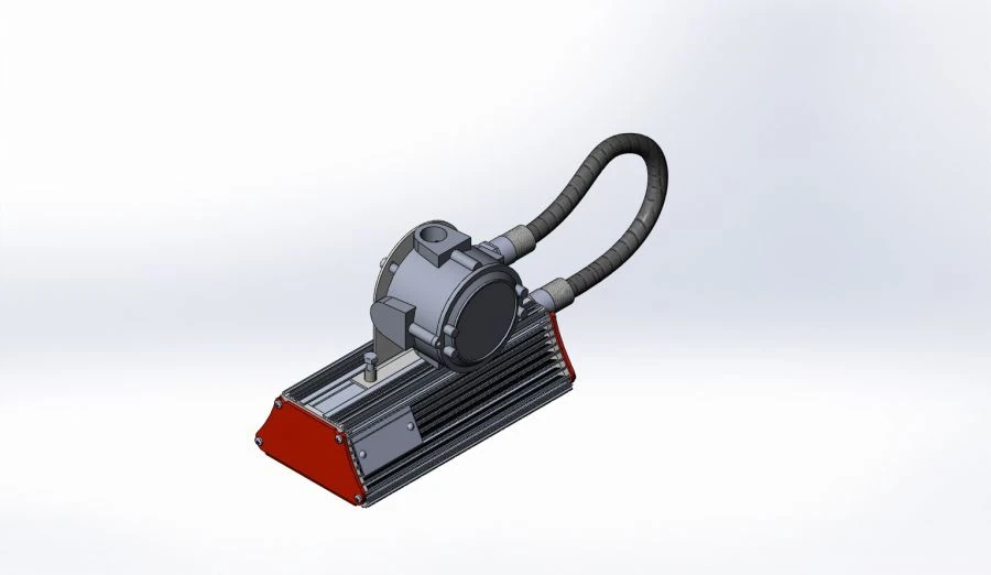 Explosion-Proof LED Light with Junction Box Sakhalin 16.3340.15 Ex T6 (KSS Type), Pipe Mount