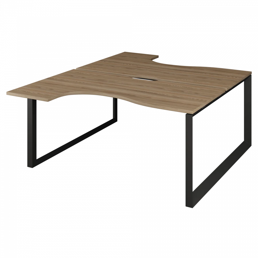 Ergonomic Double Bench for 2 Workstations NTMPO.B2-040