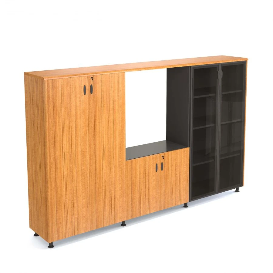 Wooden Office Cabinet for Documents and Clothes Art. 270/4