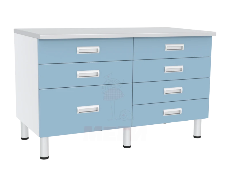 طاولة مختبرية مزودة بـ 7 أدراج SL-04-MSK (SL-04-122)