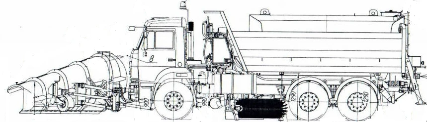 آلة صيانة الطرق المدمجة KO-829C1-01