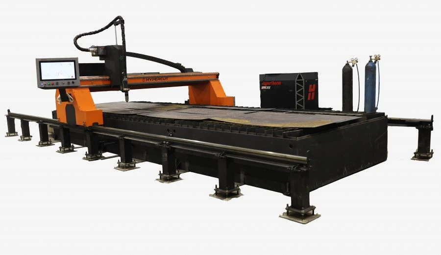 ماكينة قص المعادن بالبلازما والغاز الأكسجيني CNC HYPERCUT