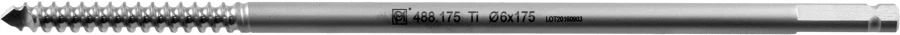 Schanz Pins 6.0 mm Diameter with Spongy Thread, Article 488.150