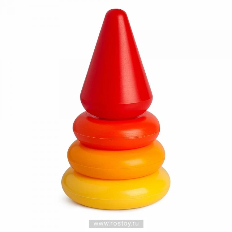 Pocket-sized Stacking Pyramid Toy for Kids