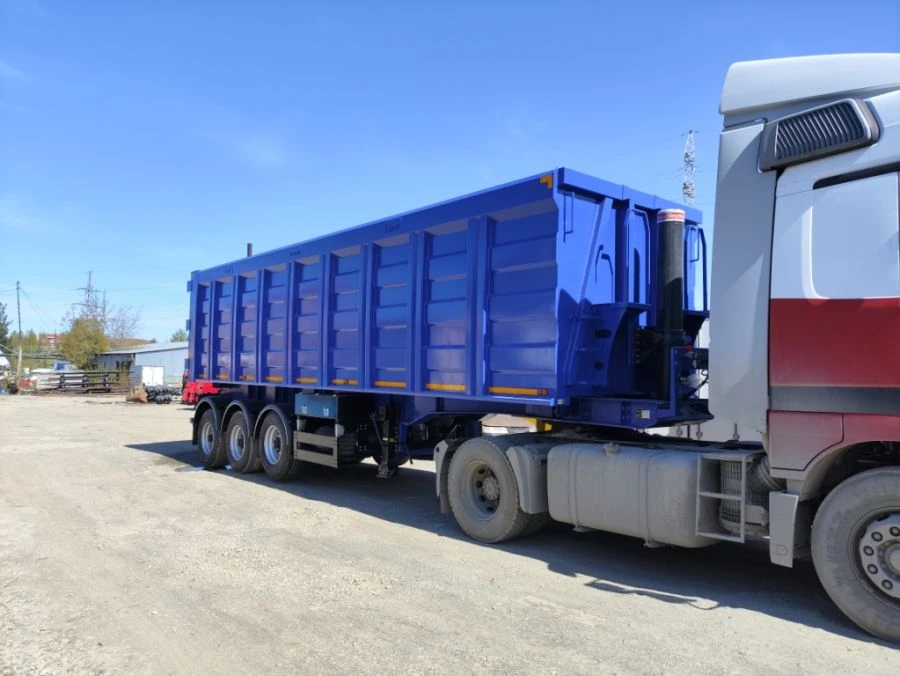 Three-Axle Semi-Trailer BZAP 94553N for Scrap Metal Transport