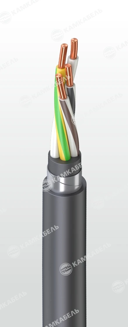 Low Fire Hazard Power Cable with Copper Conductors 660/1000V