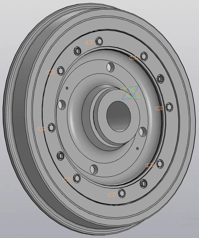 VGK 74.71.10.000 SB Spring Wheel