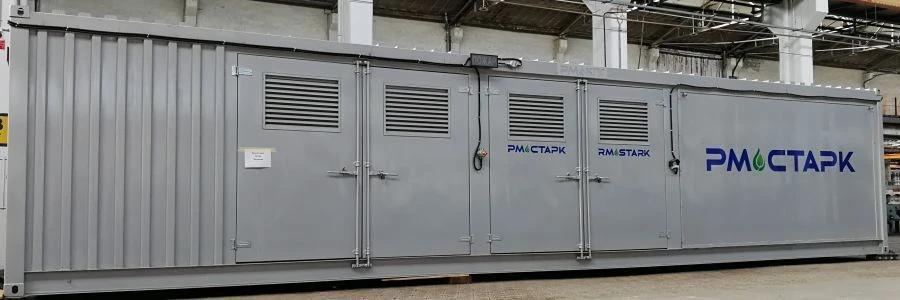محطة ضاغط الغاز لملء السيارات GASVECTOR PM STARK، نوع حاوية/وحدات
