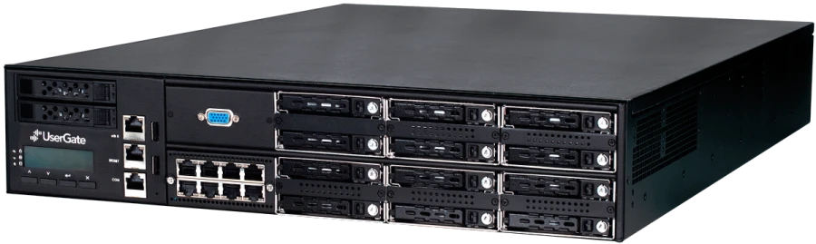 منصة UserGate Log Analyzer F25 - حل الأجهزة لمراقبة الشبكة