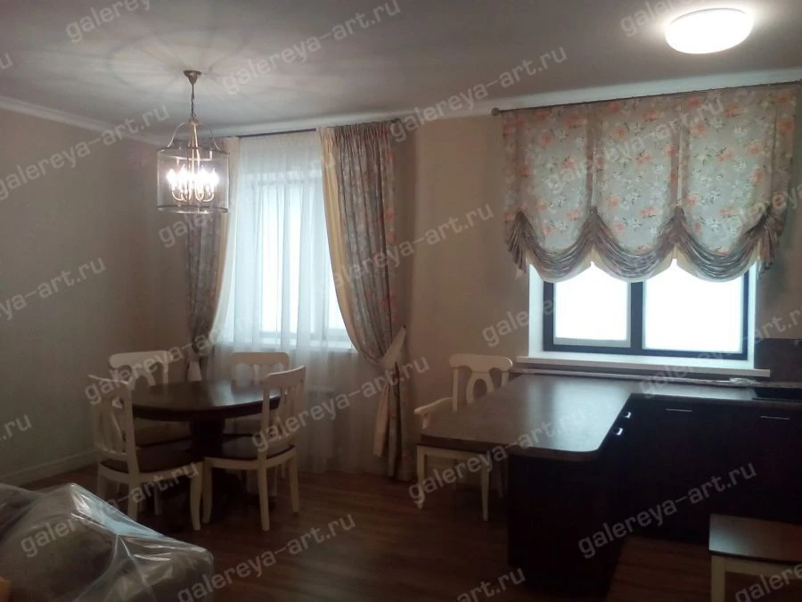 Blackout Curtain with Decorative Finish