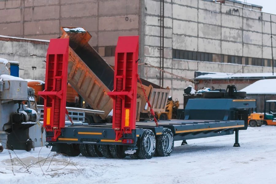 Semi-Trailer SAV 931822-0000090-E10...E50 with Spring Suspension