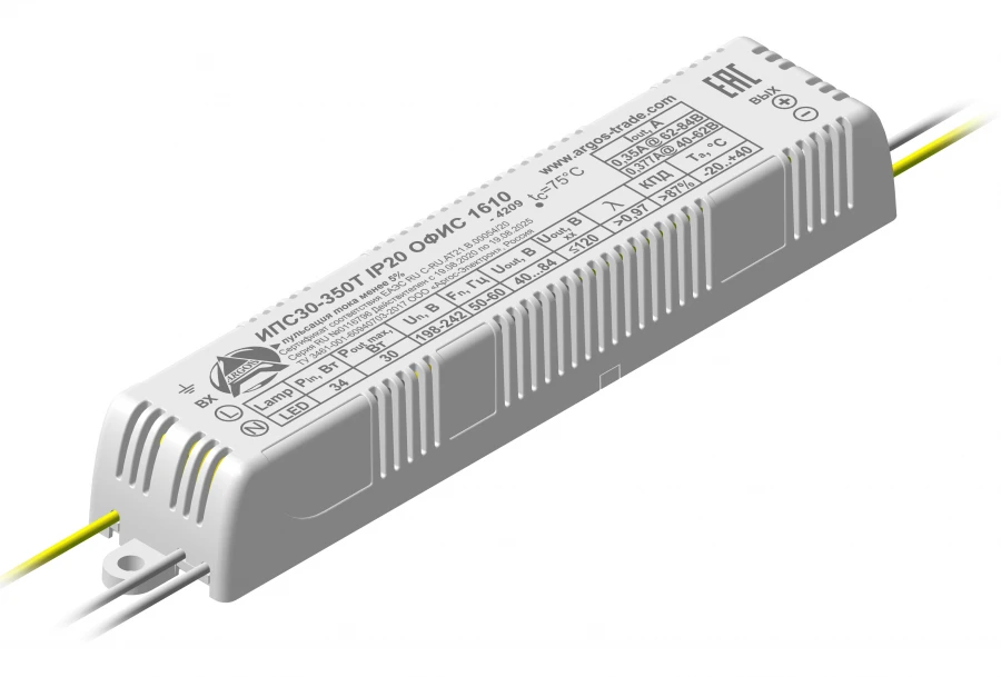 مصدر طاقة LED IPS30-350T IP20 مكتب 1610