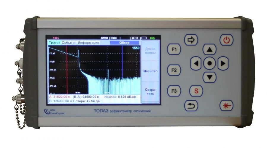 ريفلكتومتر بصري لخطوط الألياف الضوئية، موديل TOPAZ-9400-C-31-55-PMN