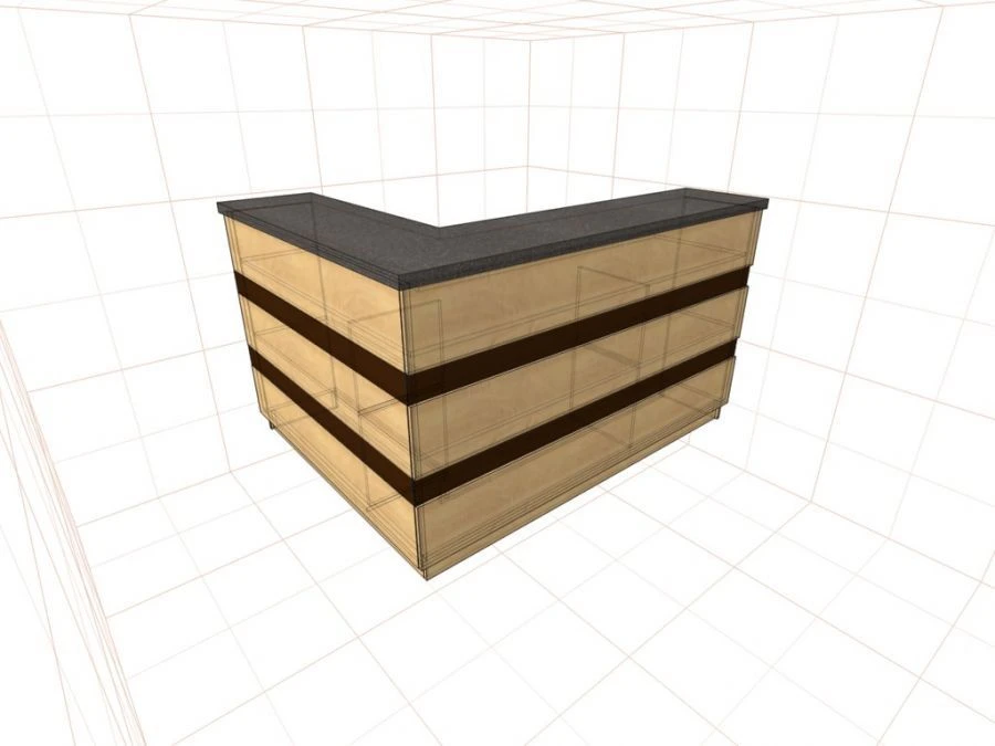 مكتب استقبال FN.MDU.01.81.00.00.00 - تصميم أنيق وعملية