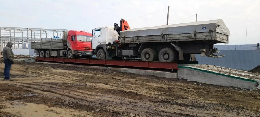 Surface-mounted Truck Scale ASP-120-20-1-P with Kelli and Zemic Sensors