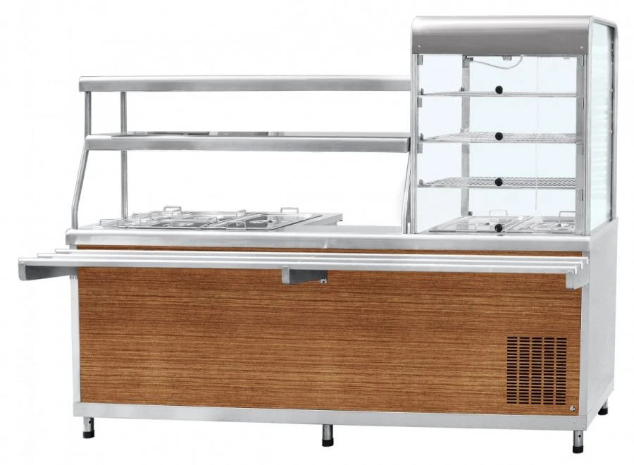 Universal Hot Display Showcase PVKHМ-70KMU Left Kashir