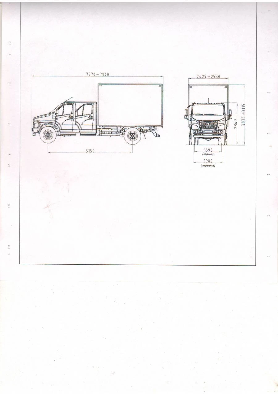 مركبة الاستخدام العام 3897NF على هيكل GAZ-C41RB3