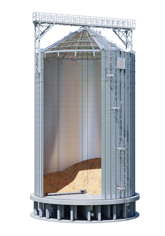 Flat-Bottom Metal Silo for Grain Storage SPA4015-16,33-16
