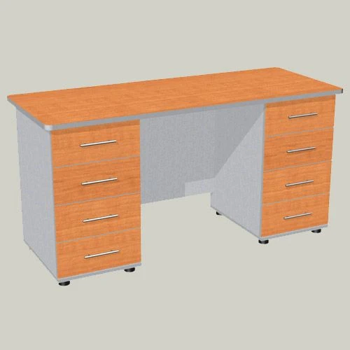 Rectangular Desk with Two Pedestals Model STD-5