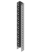 سكة مثقوبة SK-000، بأبعاد من 41x30x140 مم إلى 41x30x6000 مم