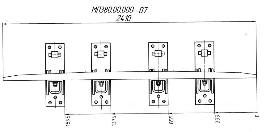 سكة مضادة من ملف SP850 مع مجموعة كاملة من الملحقات لمسار R65