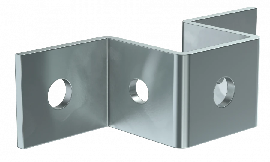Wall Mounting Bracket for STRUT Profile EZ IEK CLM50D-SKS-050-40