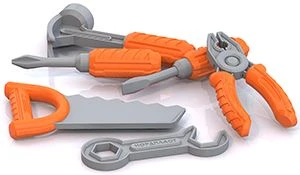 NordMaster Tool Set for Kids (6 pcs in a Mesh Bag)