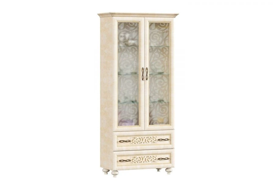 خزانة الإسكندرية LD 618110.000 ذات بابين (جلد لنتو/راستيك)