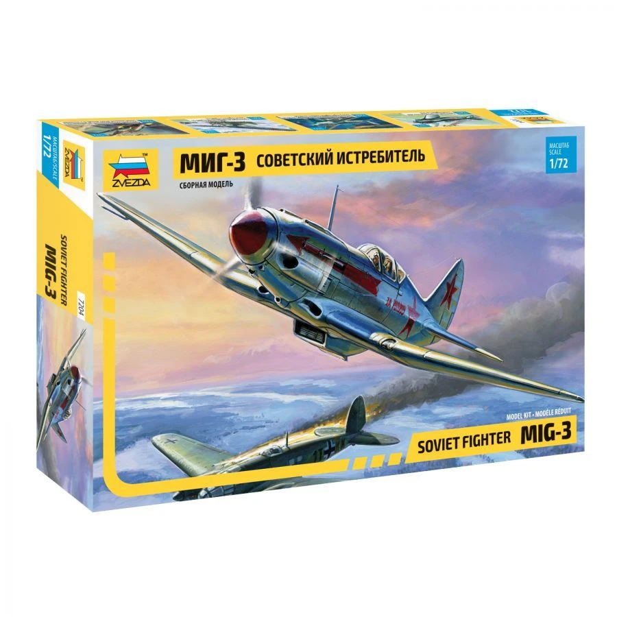 Mig-3 Airplane Assembly Model for Creative Building