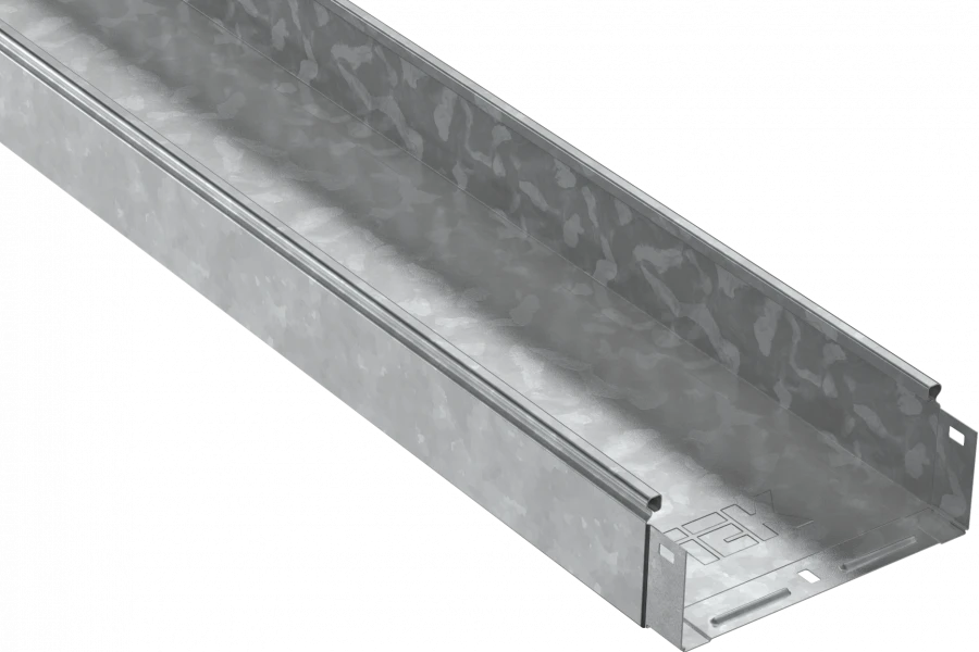Non-Perforated Cable Tray 80x200x3000 CLN10-080-200-3-M-HDZ ESCA