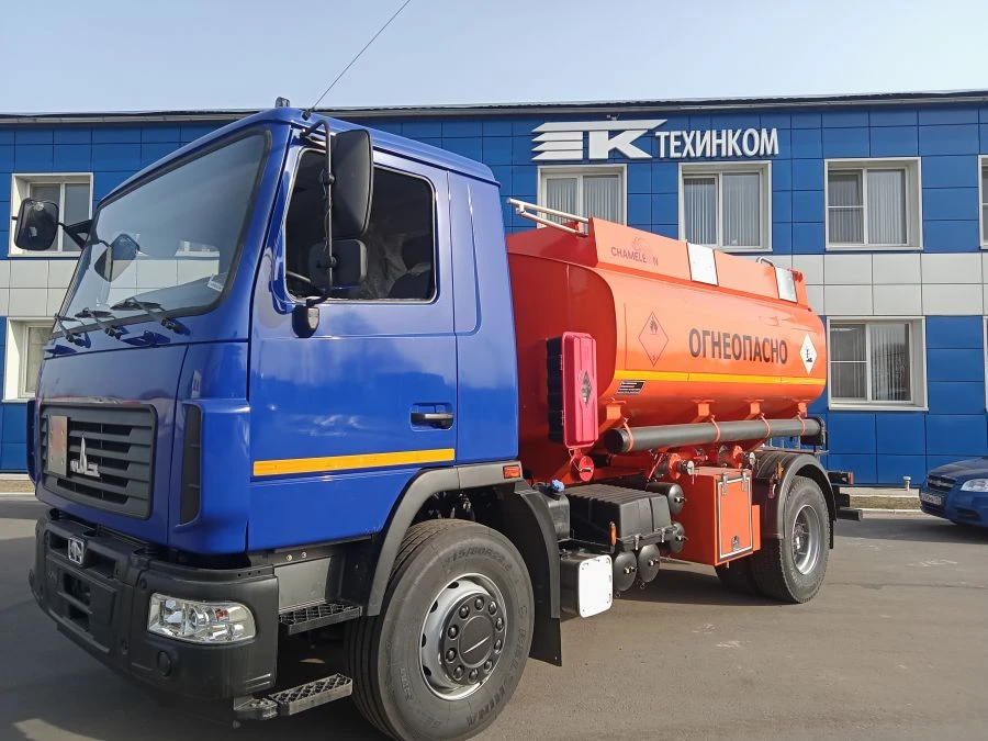 Fuel Tanker Truck ATZ-10 TM142010 (Modification 4693A4) on MAZ 5N32 Chassis