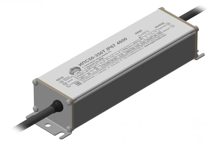 مصدر طاقة مقاوم للماء LED IPS50-350T IP67 4600