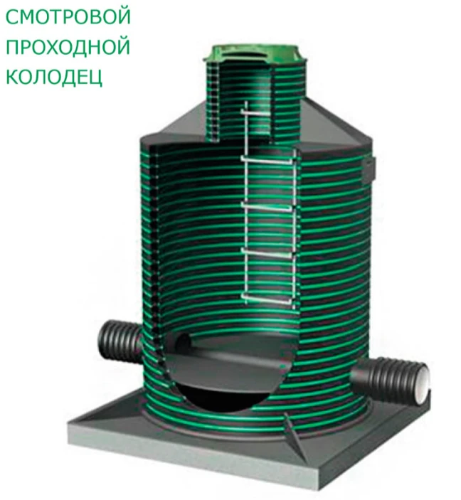 Polymer Inspection Well for Sewage Systems