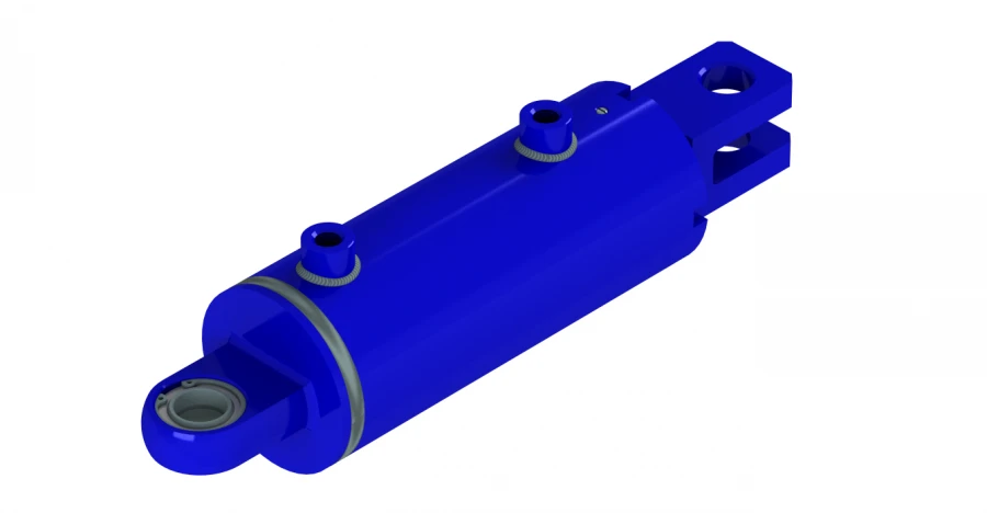 Hydraulic Cylinder 1266.00.00.00 (80x40-80 mm) 20 MPa